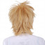 Synthetic Fiber Yellow Short Cosplay Wig 