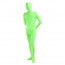 Unisex Green Lycra Full Body Zentai Suit 