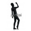 Woman's Full Body Black Color Spandex Lycra Zentai