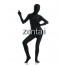 Woman's Full Body Black Color Spandex Lycra Zentai