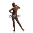 Woman's Full Body Brown Color Spandex Lycra Zentai