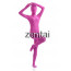 Woman's Full Body Fuchsia Color Spandex Lycra Zentai