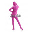 Woman's Full Body Fuchsia Color Spandex Lycra Zentai