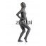 Woman's Full Body Gray Color Spandex Lycra Zentai