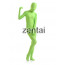 Woman's Full Body Pale Green Color Spandex Lycra Zentai