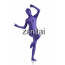 Woman's Full Body Purple Color Spandex Lycra Zentai