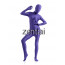 Woman's Full Body Purple Color Spandex Lycra Zentai