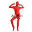 Woman's Full Body Red Color Spandex Lycra Zentai