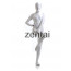 Woman's Full Body White Color Spandex Lycra Zentai