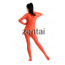 Women's Full Body Orange Red Color Spandex Lycra Zentai