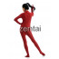 Women's Full Body Red Color Spandex Lycra Zentai