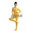 Women's Full Body Yellow Color Spandex Lycra Zentai