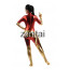 X-man Red Phoenix Marvel Girl Shiny Metallic Zentai Suit 