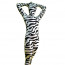 Zebra Pattern Unisex Spandex Lycra Zentai Suit