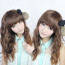 Zipper Curly Chocolate Mixed Color 60cm Casual Lolita Wig