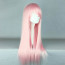 Zipper Light Pink 70cm Princess Lolita Cosplay Wig