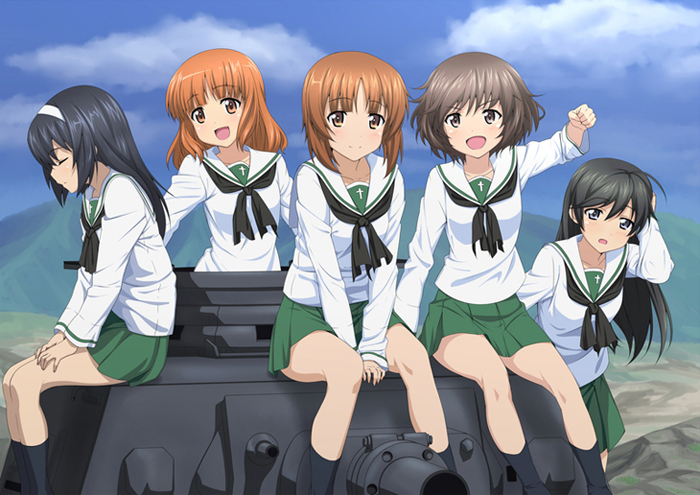 GIRLS und PANZER Cosplay Costume にしずみ みほ Nishizumi Miho Costume School Uniforms