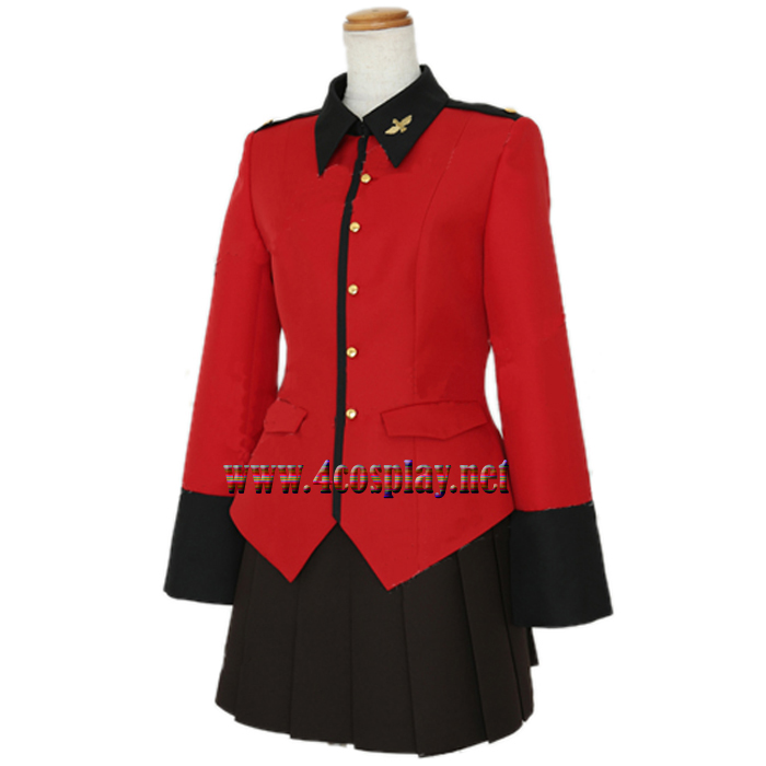 GIRLS und PANZER Cosplay Costume ダージリン Darjeeling Costume School Uniforms