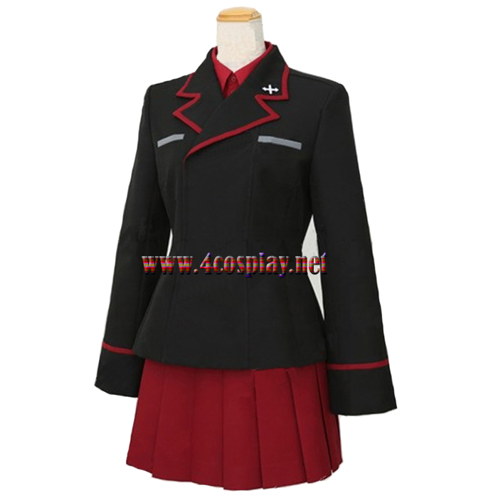 GIRLS und PANZER Cosplay Costume にしすみ まほ Nishisumi Maho Costume School Uniforms