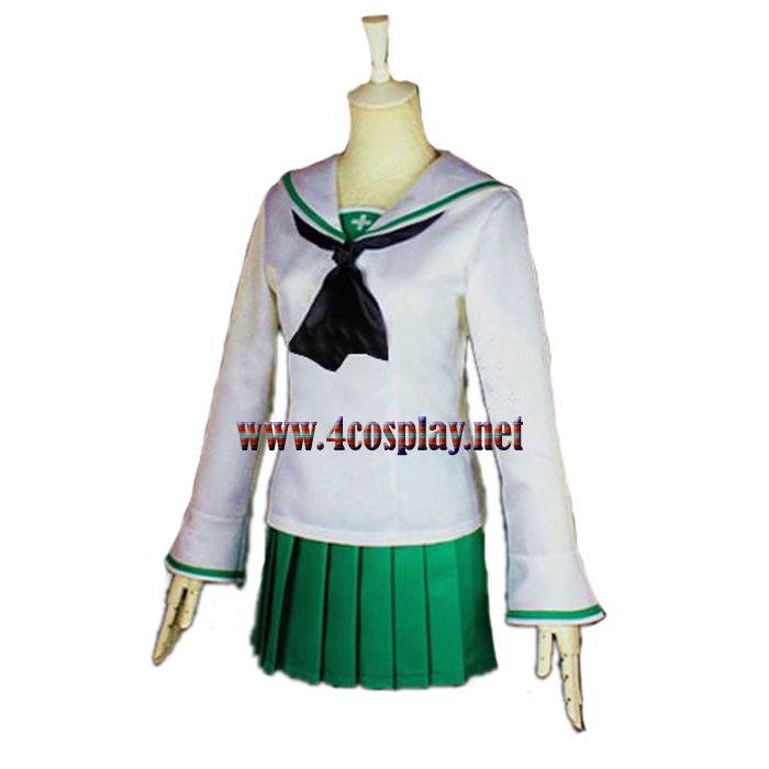 GIRLS und PANZER Cosplay Costume にしずみ みほ Nishizumi Miho Costume School Uniforms