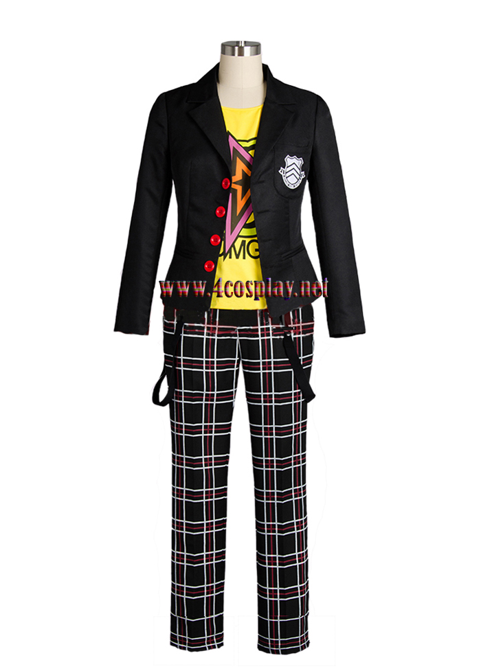 Persona 5 Cosplay Costume さかもと りゅうじ Sakamoto Ryuuji Costume Uniform