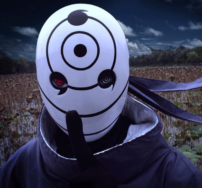Naruto Mask Uchiha Madara White Mask 