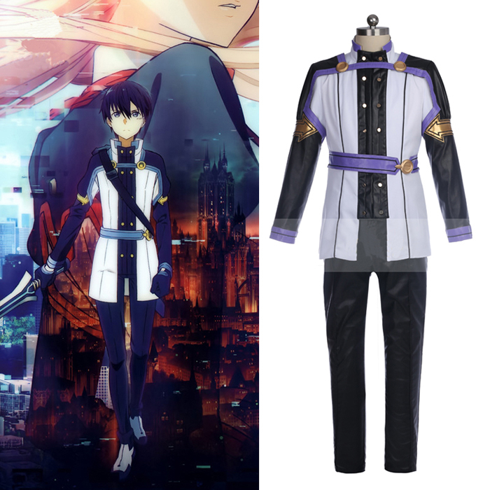 Anime Sword Art Online Cosplay Costume Kirigaya Kazuto Costume