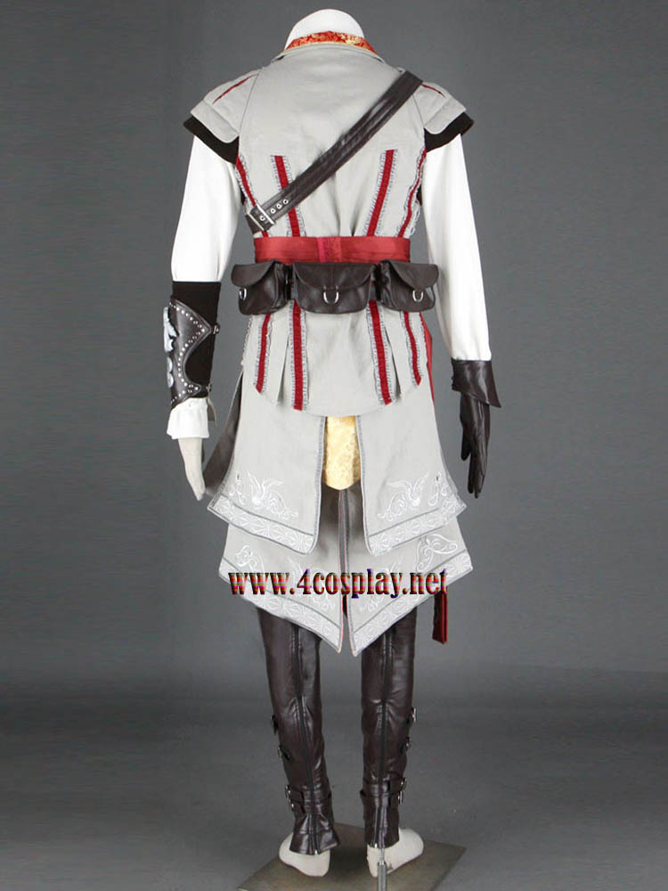 Assassin's Creed II 2 Ezio Auditore Da Firenze Cosplay Costume Outfit