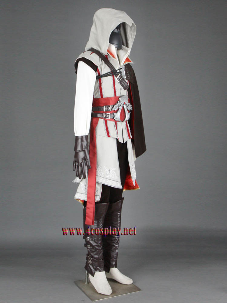 Assassin's Creed II 2 Ezio Auditore Da Firenze Cosplay Costume Outfit