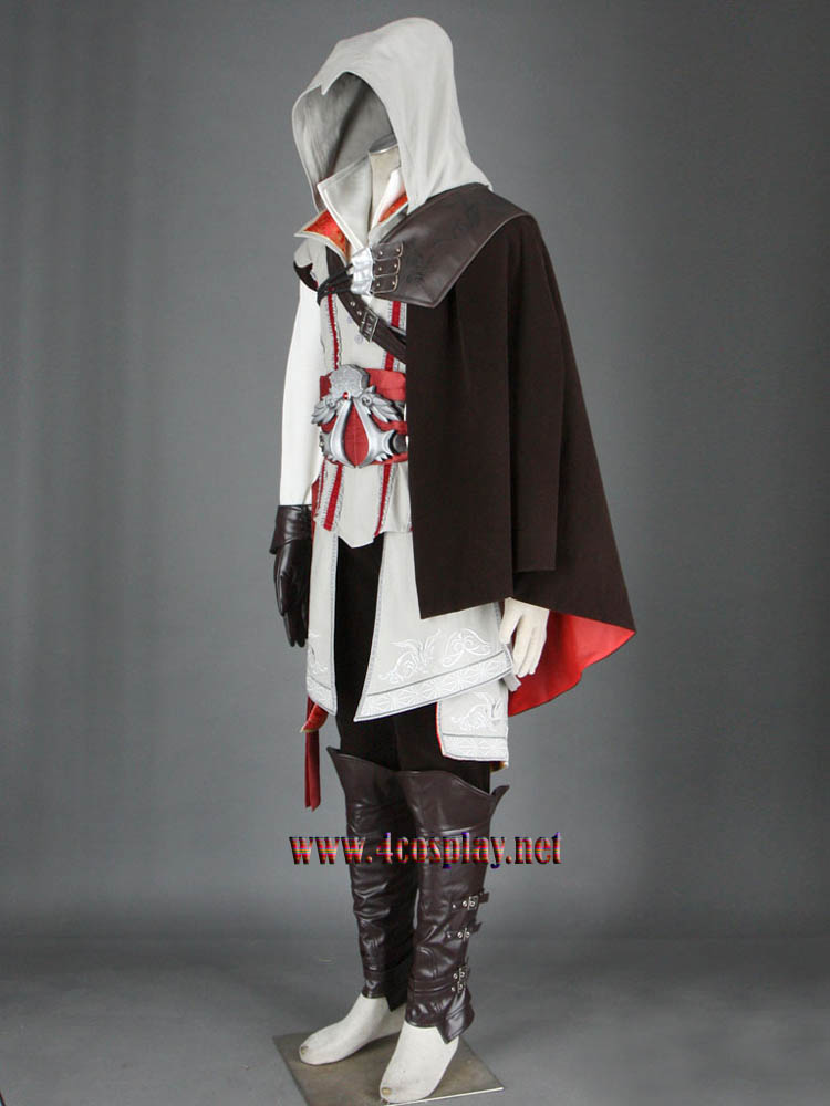 Assassin's Creed II 2 Ezio Auditore Da Firenze Cosplay Costume Outfit