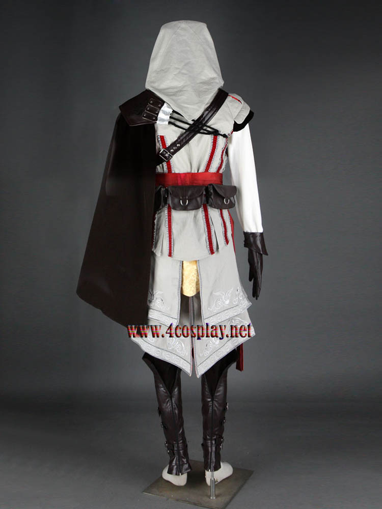 Assassin's Creed II 2 Ezio Auditore Da Firenze Cosplay Costume Outfit