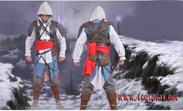 Costume Assassin's Creed IV cosplay completo copia professional Black Flag  adult