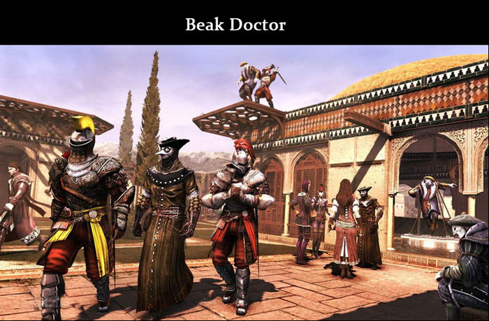 Assassins Creed Brotherhood Mask The Beak Doctor Cosplay Mask 