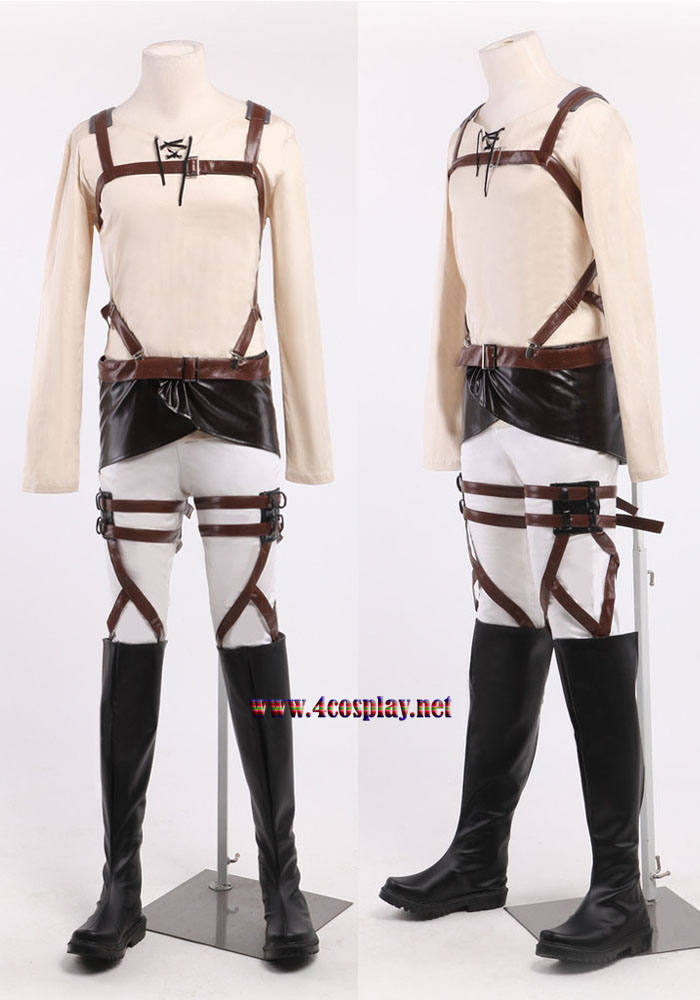 Attack on Titan Recon Corps Eren Jaeger Cosplay Costume