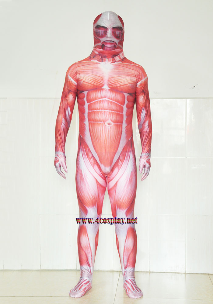 Attack on Titan Colossal Titan Full Body Cosplay Zentai