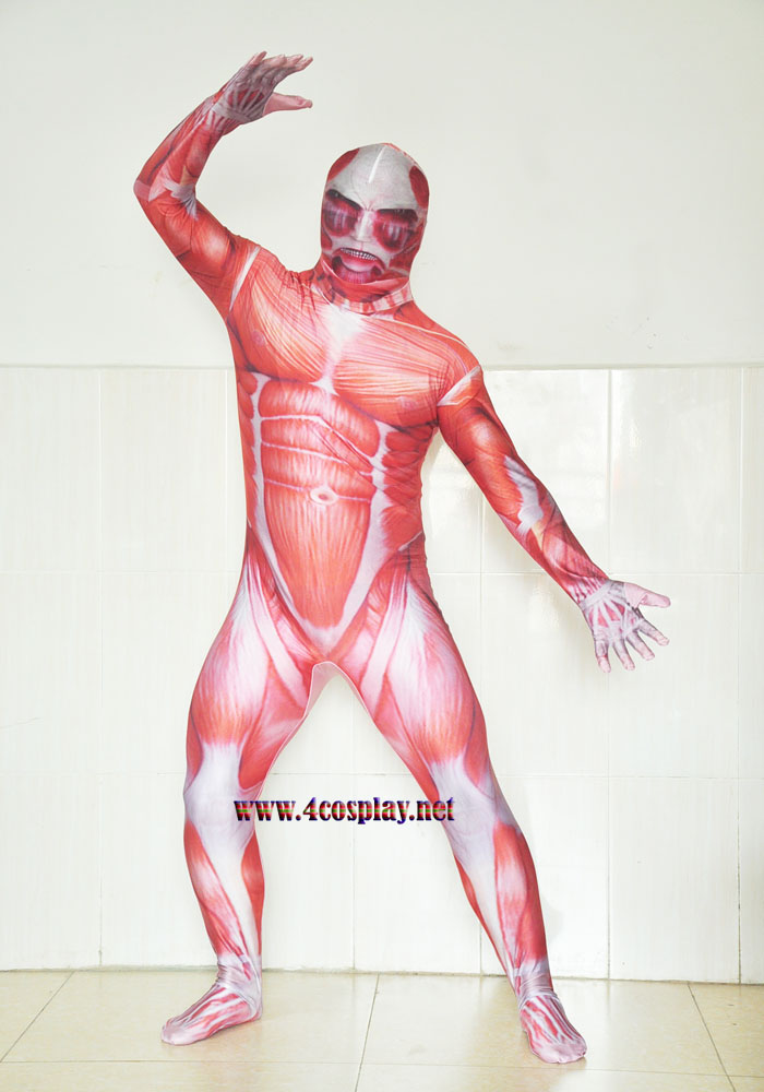 Attack on Titan Colossal Titan Full Body Cosplay Zentai