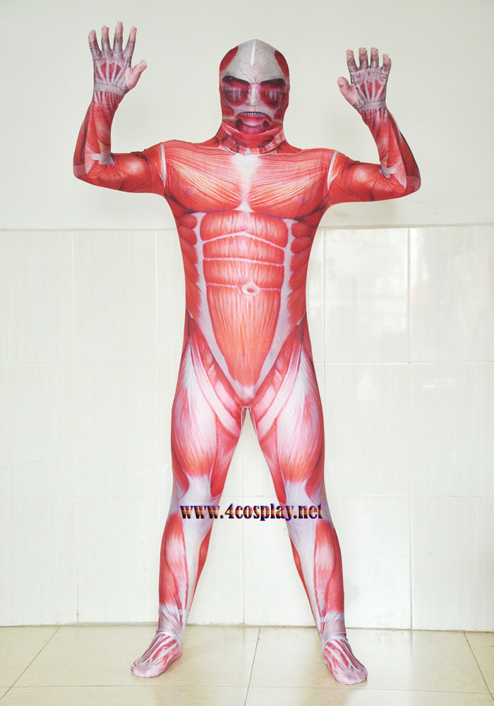 Attack on Titan Colossal Titan Full Body Cosplay Zentai