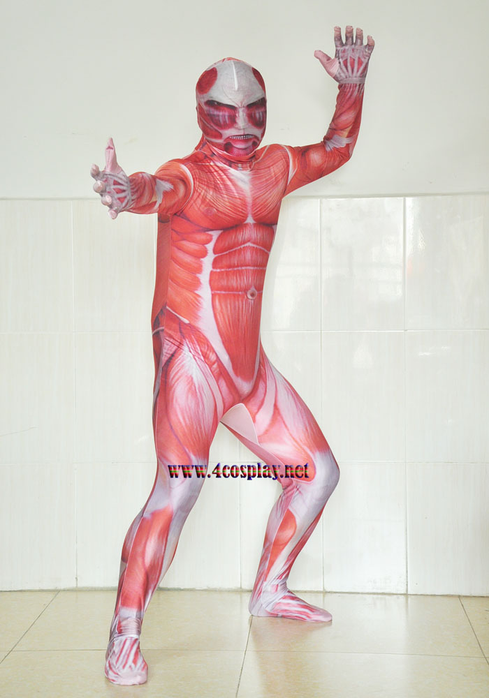 Attack on Titan Colossal Titan Full Body Cosplay Zentai