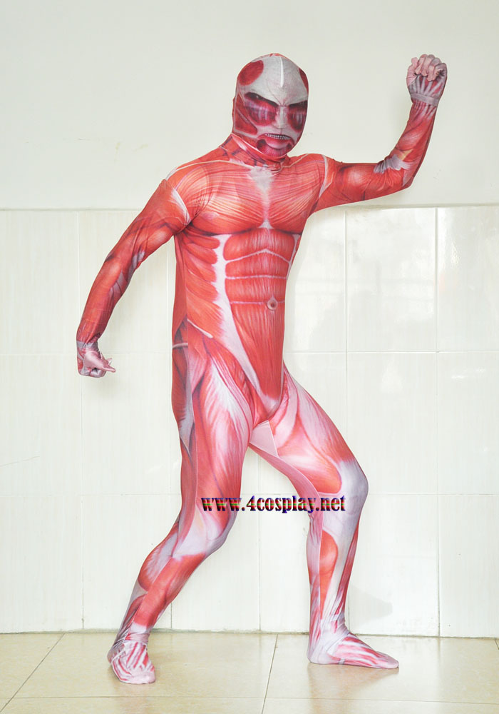 Attack on Titan Colossal Titan Full Body Cosplay Zentai