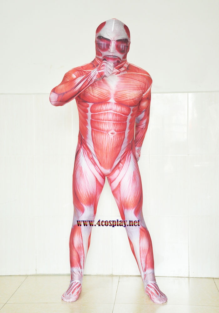 Attack on Titan Colossal Titan Full Body Cosplay Zentai