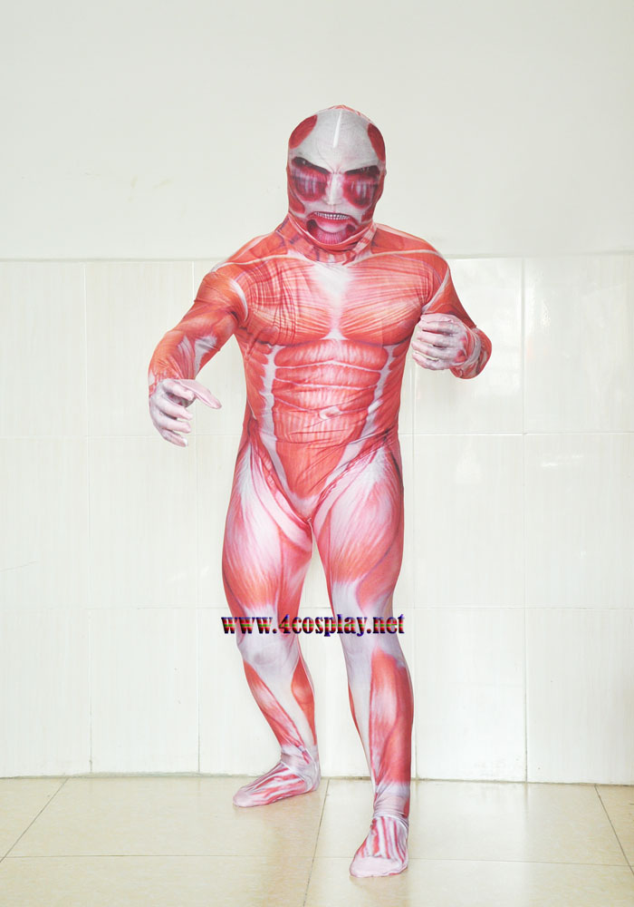 Attack on Titan Colossal Titan Full Body Cosplay Zentai