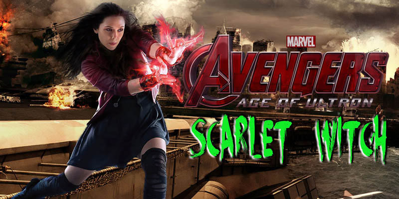 Avengers 2 Age of Ultron Scarlet Witch Cosplay Costume