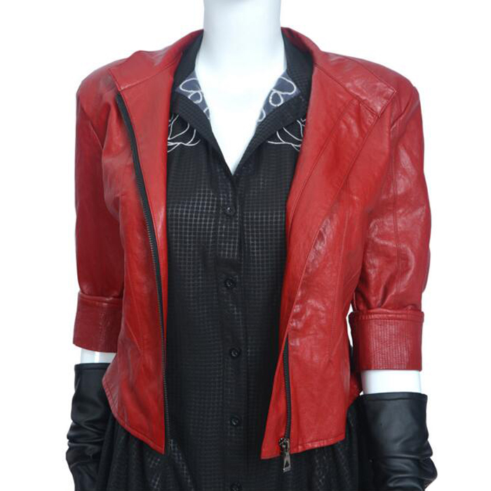 Avengers 2 Age of Ultron Scarlet Witch Cosplay Costume Wanda Maximoff Dress