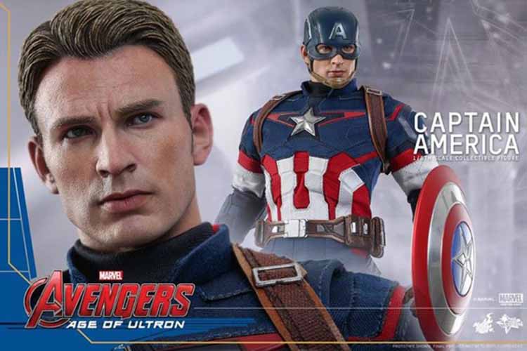 Mavel Movie Avengers Age of Ultron Captain America Cosplay Costume