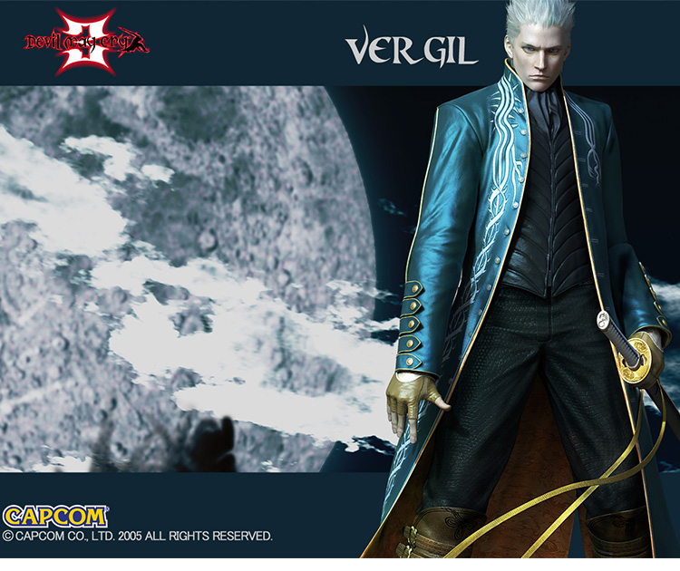 Vergil Cosplay Outfit Costume