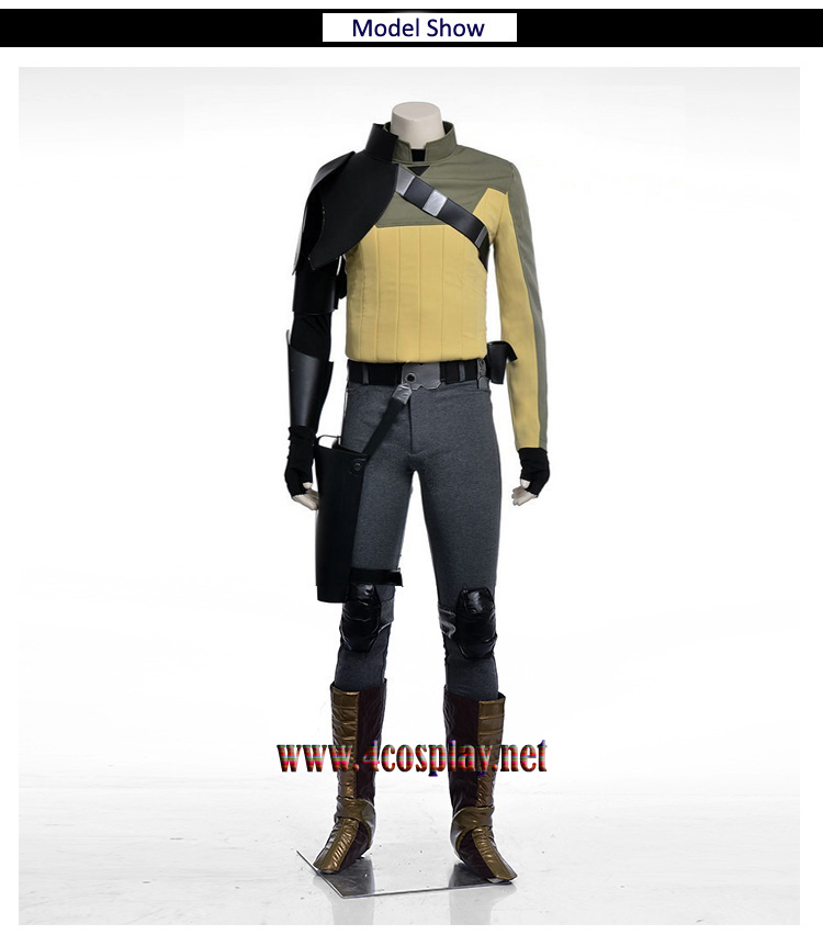 Disney Anime Star Wars Rebels Kanan Jarrus Cosplay Costume