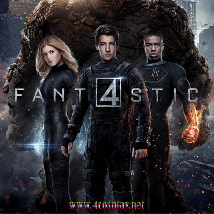 Fantastic Four Human Torch Jonathan Storm Cosplay Costume