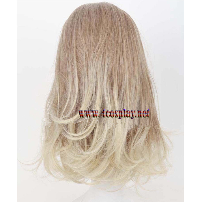 Fantastic Four Invisible Woman Sue Storm Gray Medium Long Hair Wig