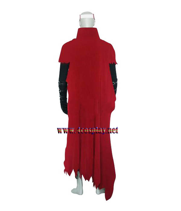 Final Fantasy VII 7 Vincent Valentine Cosplay Costume Outfit