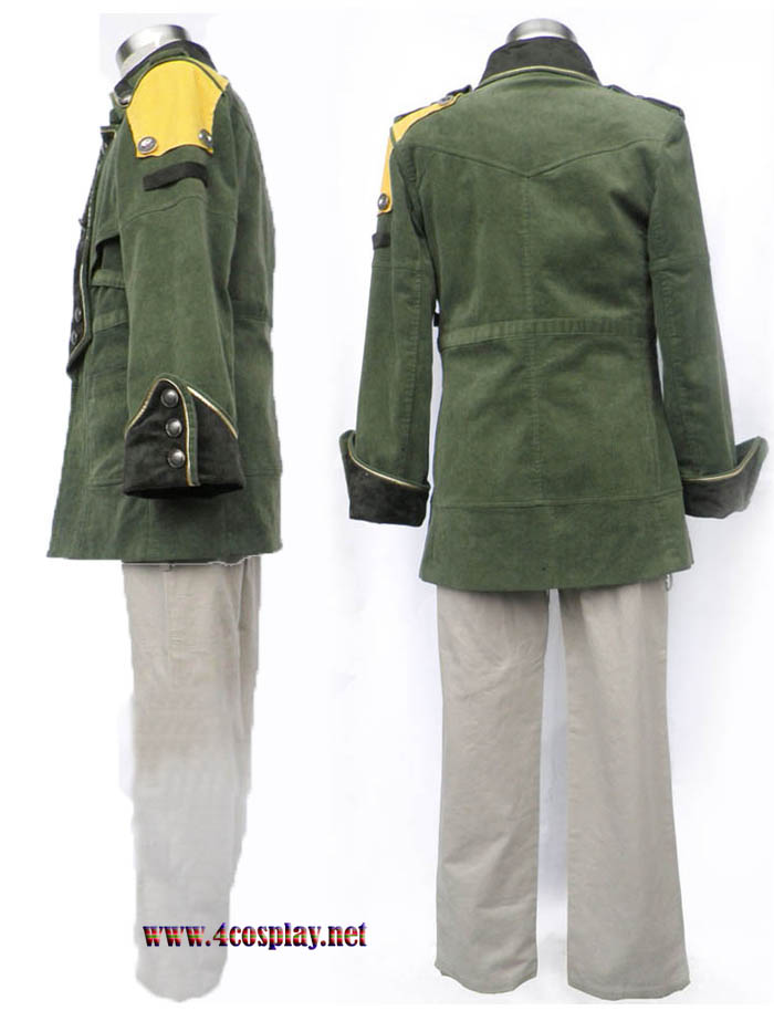 Final Fantasy XIII FF13 Sazh Katzroy Cosplay Costume